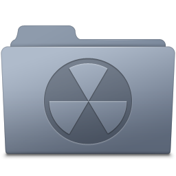Burnable Folder Graphite Icon 256x256 png